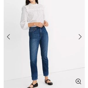 Madewell High Rise Slim Crop Boyjean